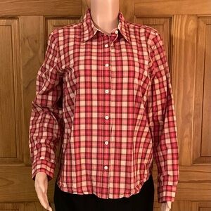 NWOT Vintage Izod Blouse Top Size XL